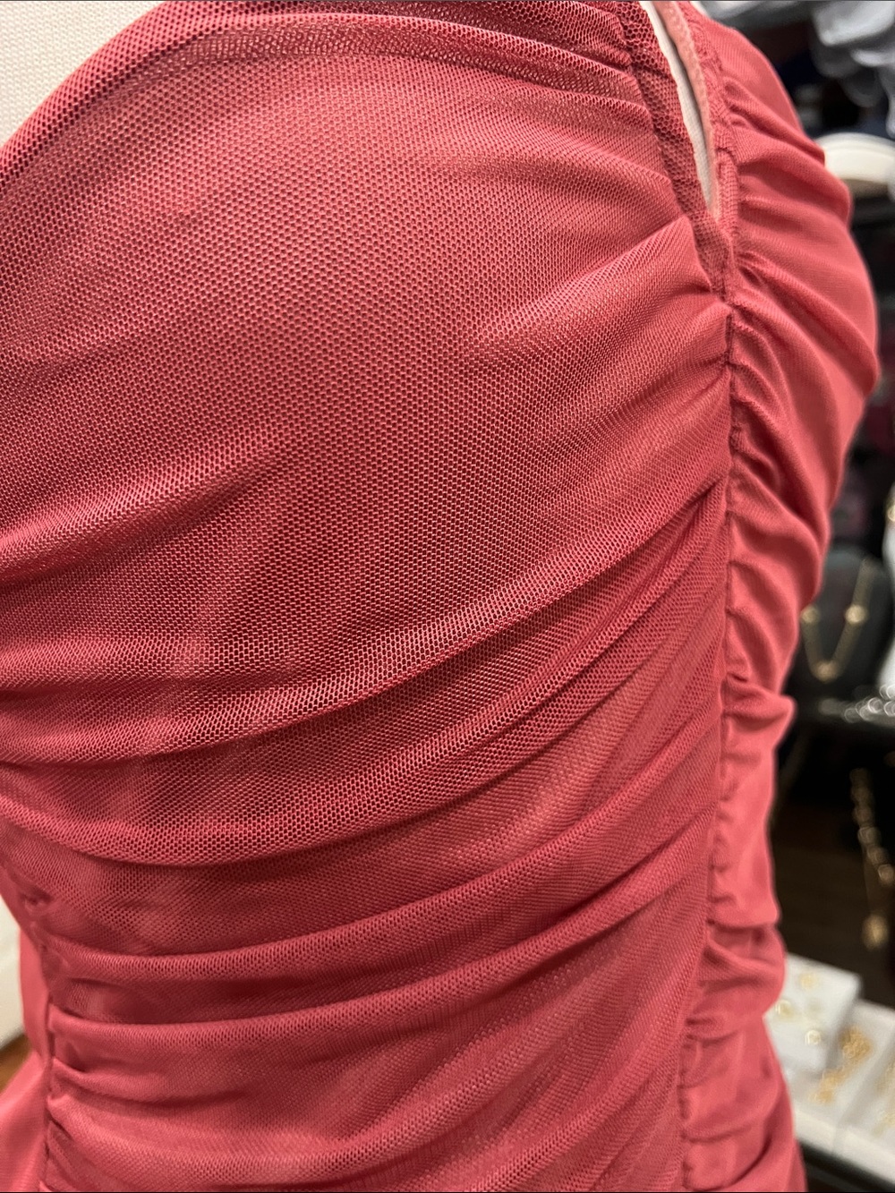Rue21 Ruched Mini Dress - Hot Pink - Picture 9 of 9